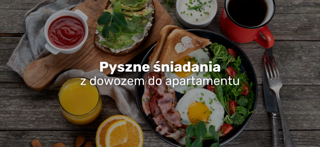 Nocleg z pysznymi śniadaniami z dowozem do obiektu